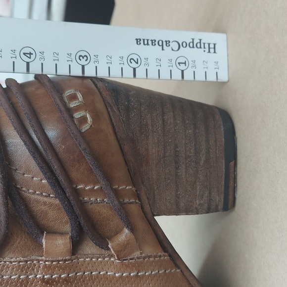 Bed Stu Cobbler Series Brown Leather boot back lace side Zipper Size US 7.5 NEW - Picture 16 of 16